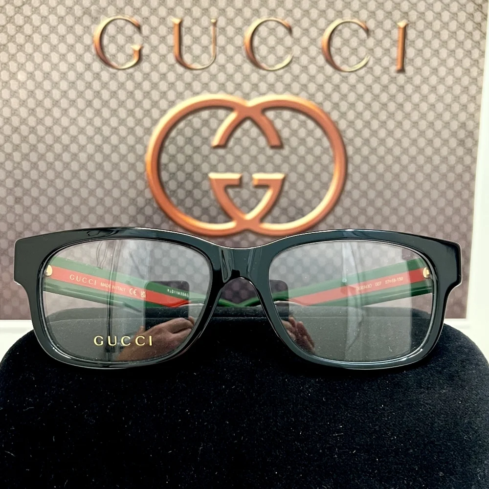NEW GUCCI GG03430 Glasses in color 007 (Black)